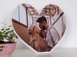 Deko-Herz mit Foto