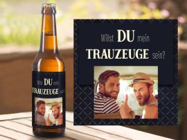 Bieretiketten Willst du mein Trauzeuge sein