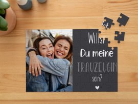 Puzzle Willst du meine Trauzeugin sein