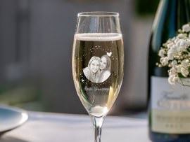 Graviertes Sektglas beste Trauzeugin