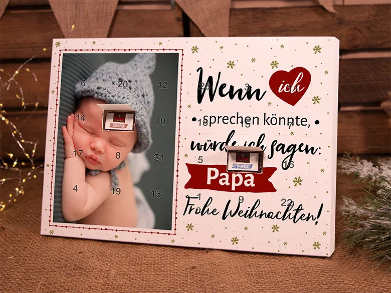 Personalisierter Adventskalender für Papa