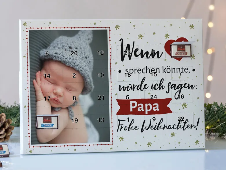 Foto-Adventskalender für den Papa