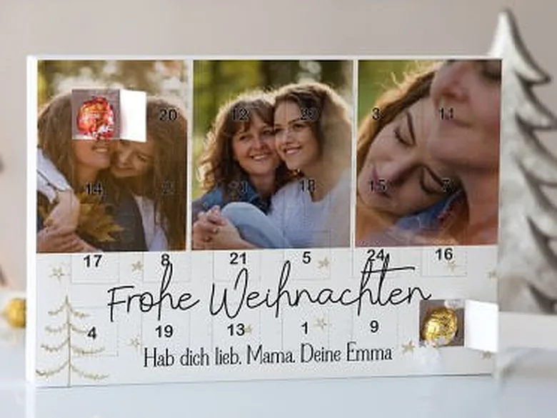 Personalisierter Adventskalender für Mama