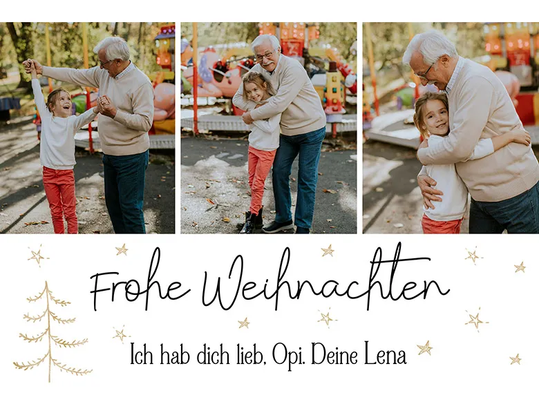 Foto-Adventskalender für Opa