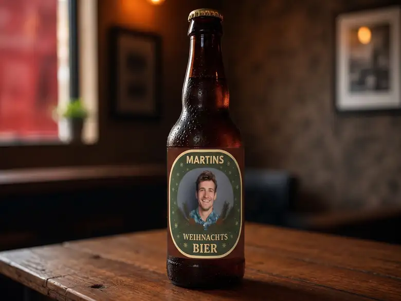 Bieretiketten Weihnachtsbier