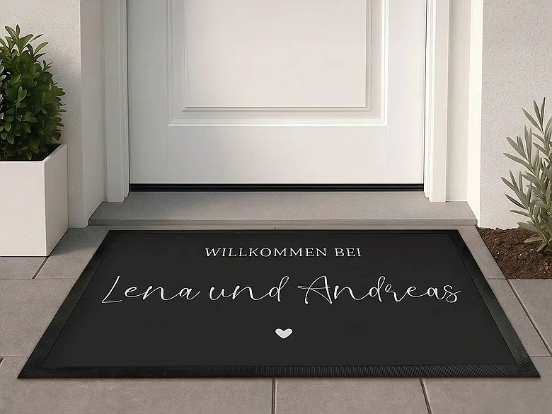 Fußmatte Geschenk neue Wohnung