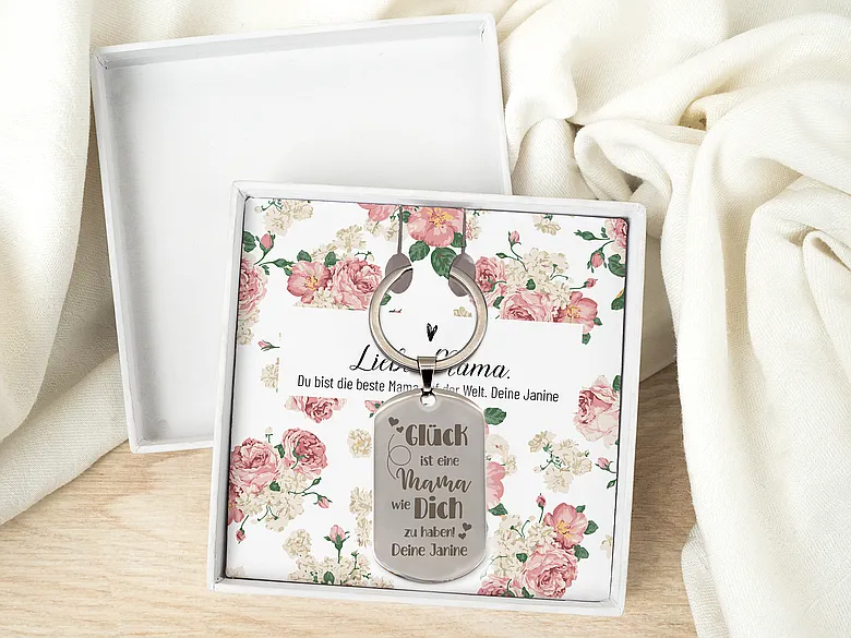 Geschenkschachtel für Schlüsselanhänger