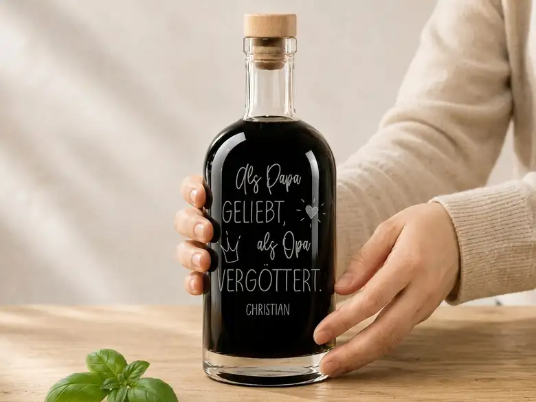 Personalisierte Flasche