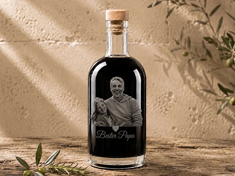 Gravierte Flasche