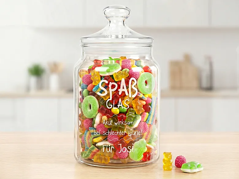 Graviertes Spaßglas