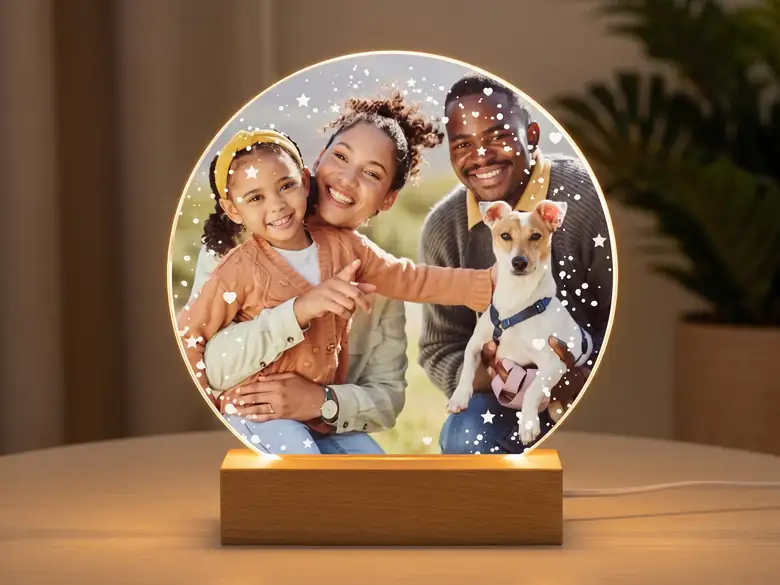Personalisierte LED-Lampe