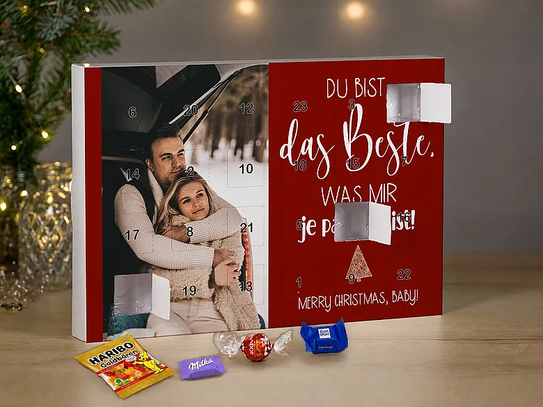 Adventskalender mit Foto