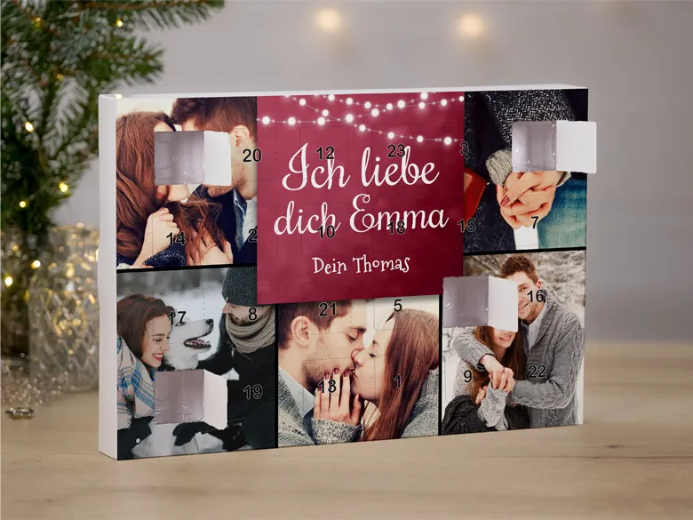 Personalisierter Adventskalender zum Selbstbefüllen