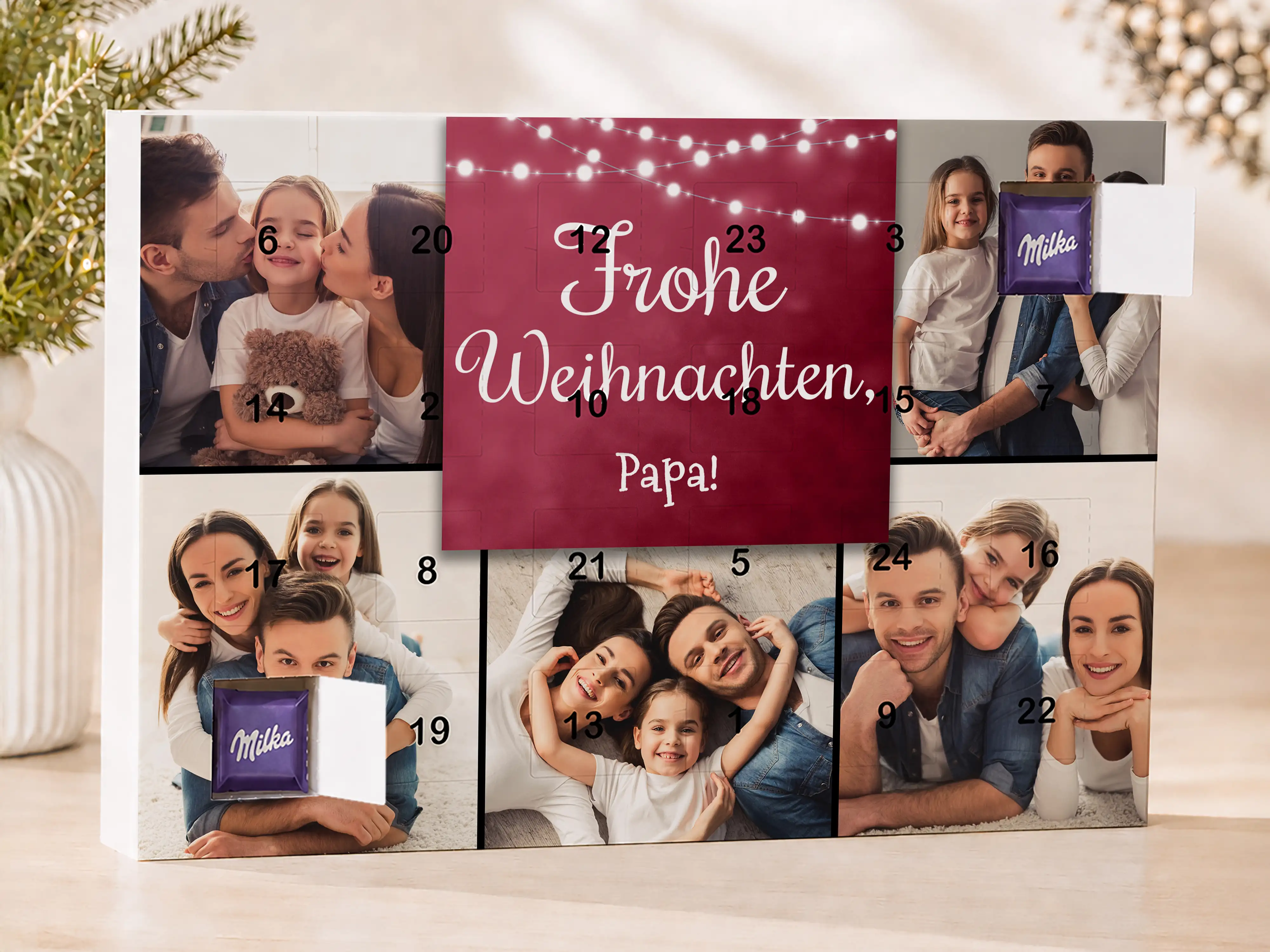 Adventskalender mit Familie