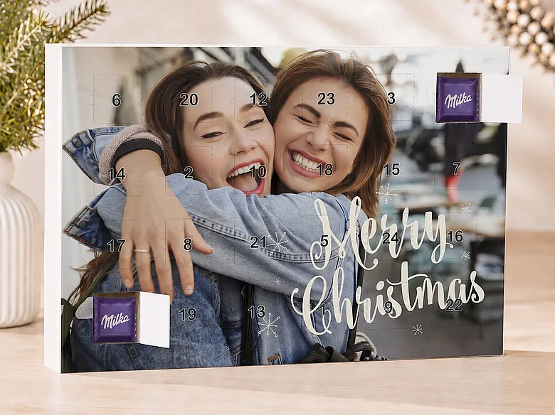 Personalisierter Adventskalender für die beste Freundin