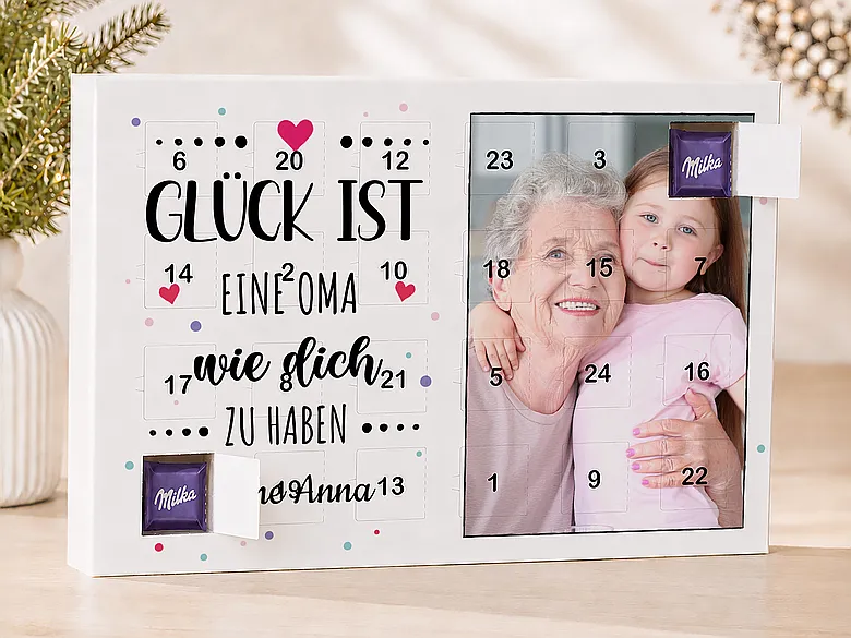 Personalisierter Adventskalender für Oma