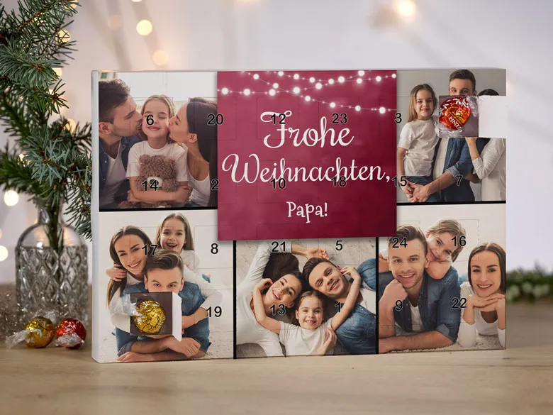 Foto-Adventskalender für Papa