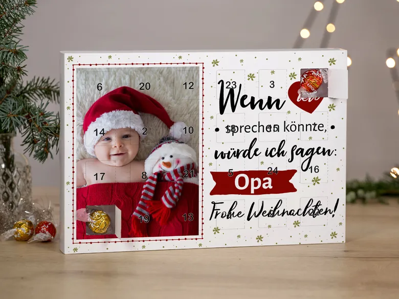 Foto-Adventskalender für Opa