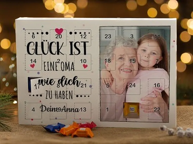 Adventskalender für Oma selbst gestalten