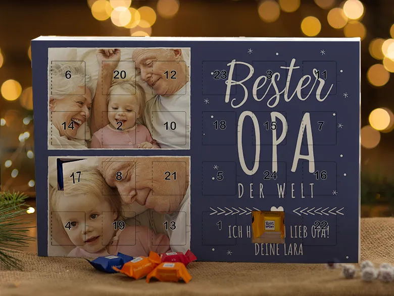 Foto-Adventskalender für Großeltern