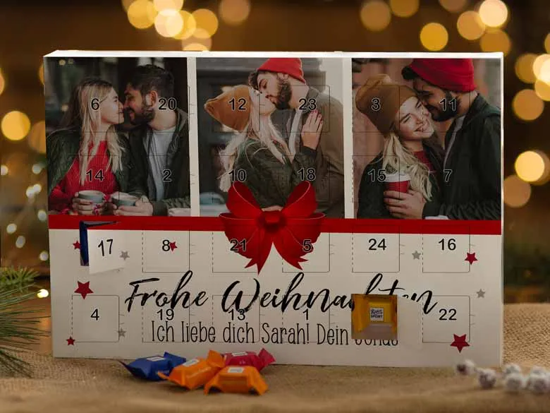 Foto-Adventskalender für die Freundin