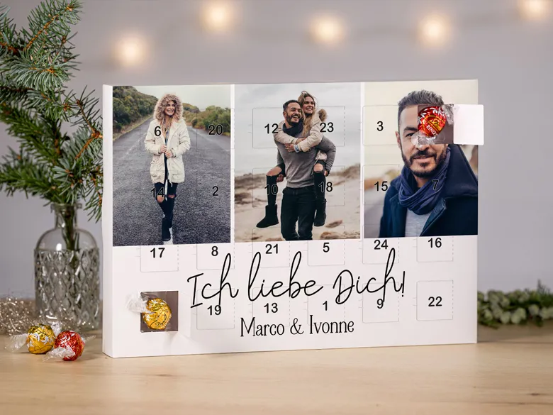 Premium-Adventskalender für Verliebte