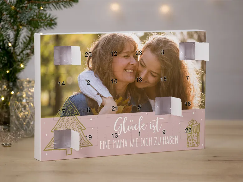 Personalisierter Adventskalender zum Selbstbefüllen