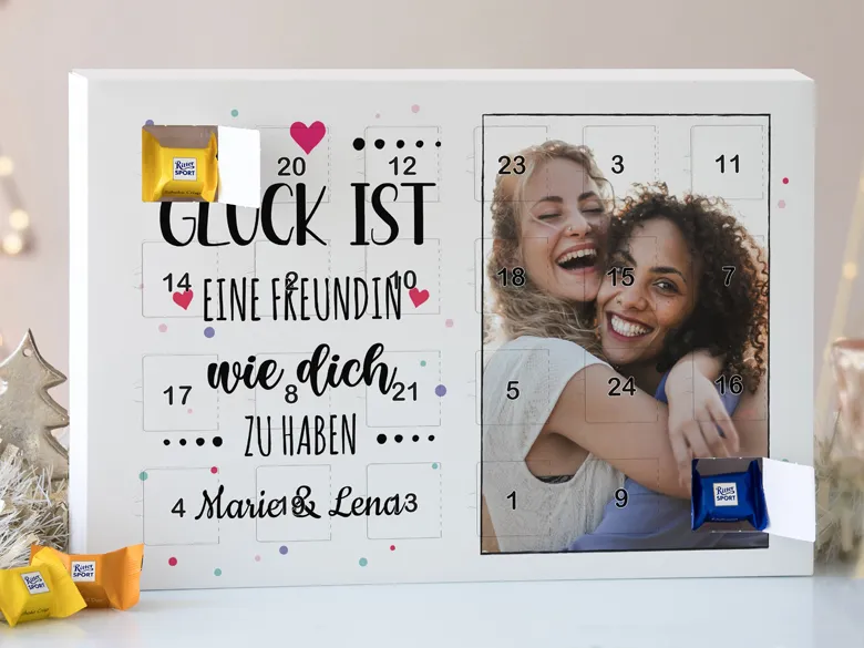 Adventskalender für die beste Freundin