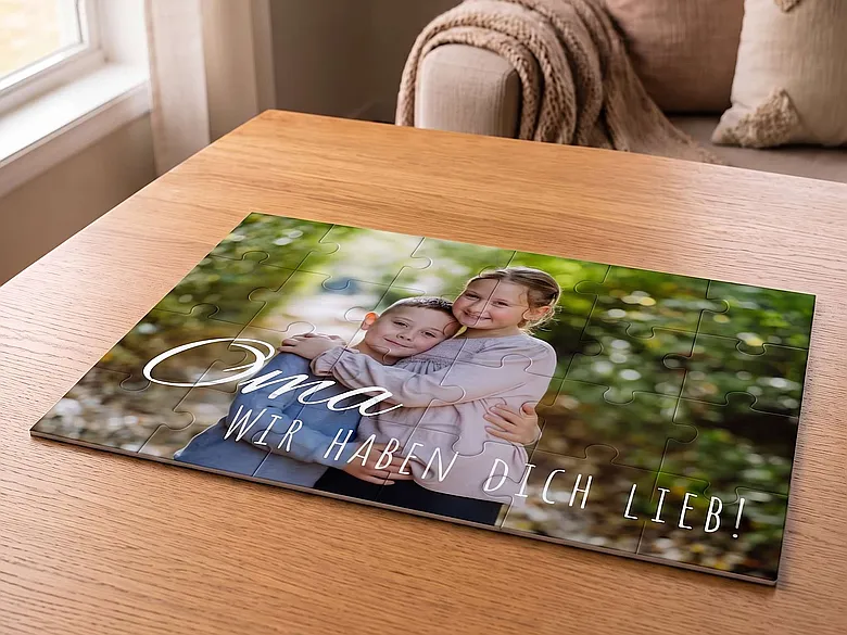 Bedrucktes Foto-Puzzle