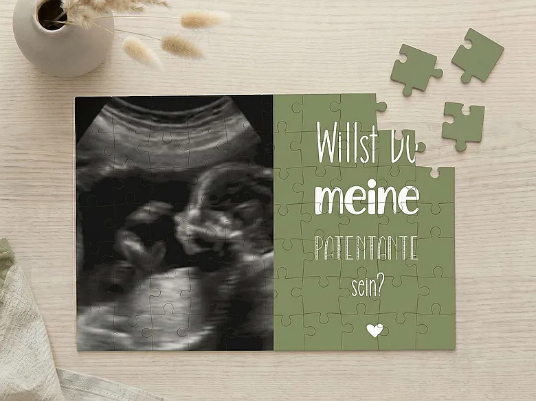 Puzzle Willst du meine Patentante sein