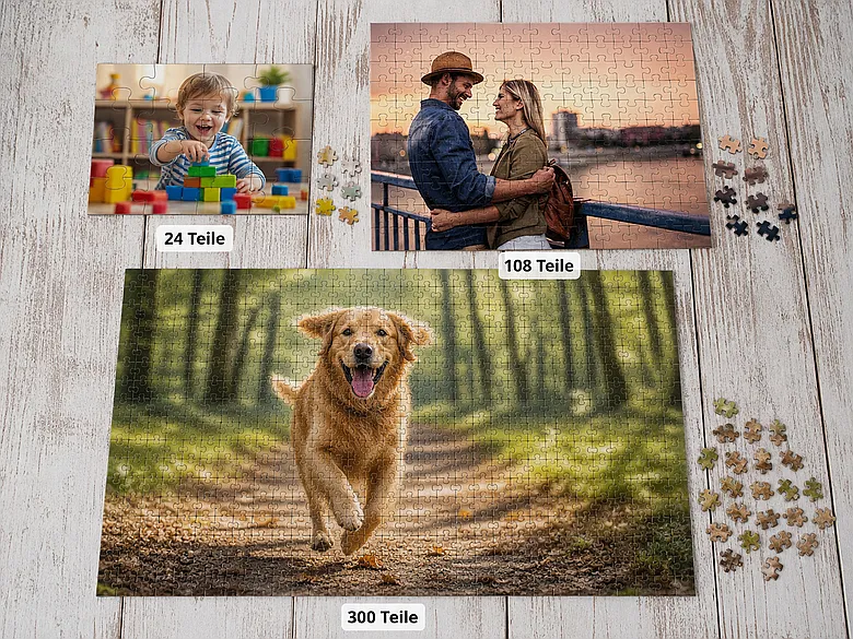 Foto-Puzzle in drei Größen