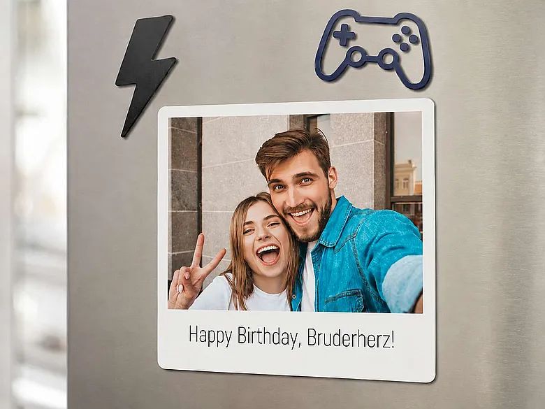 Retromagnet Geburtstagsgeschenk Bruder