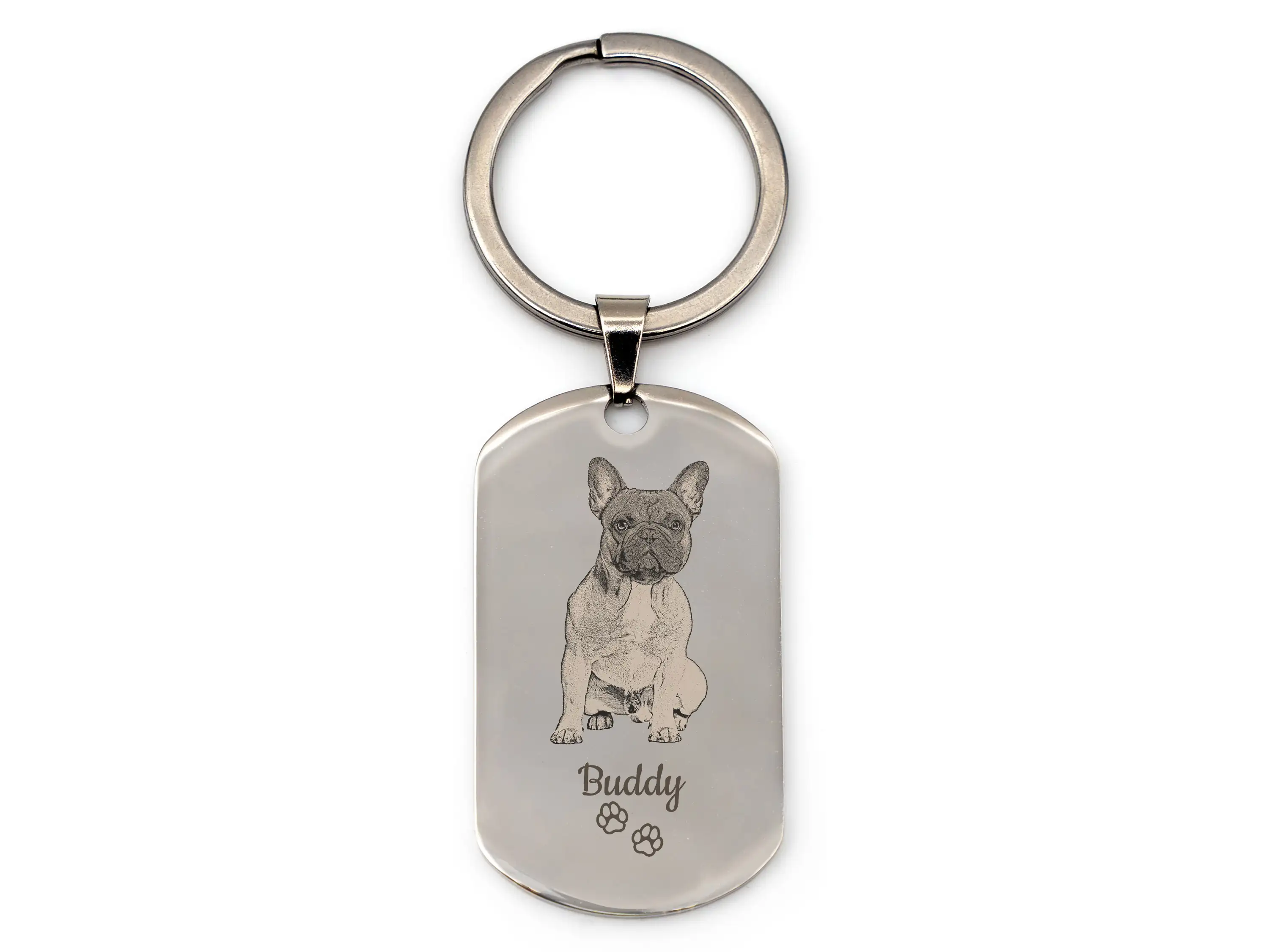 Schlüsselanhänger mit Gravur Motiv Hund