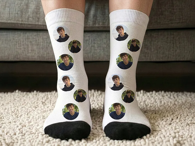 Foto-Socken