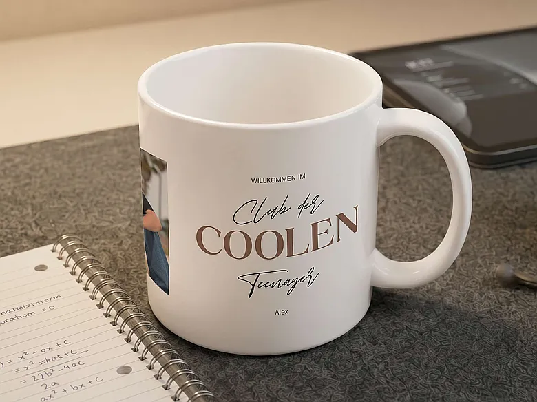 Fototasse Teenager-Geschenk