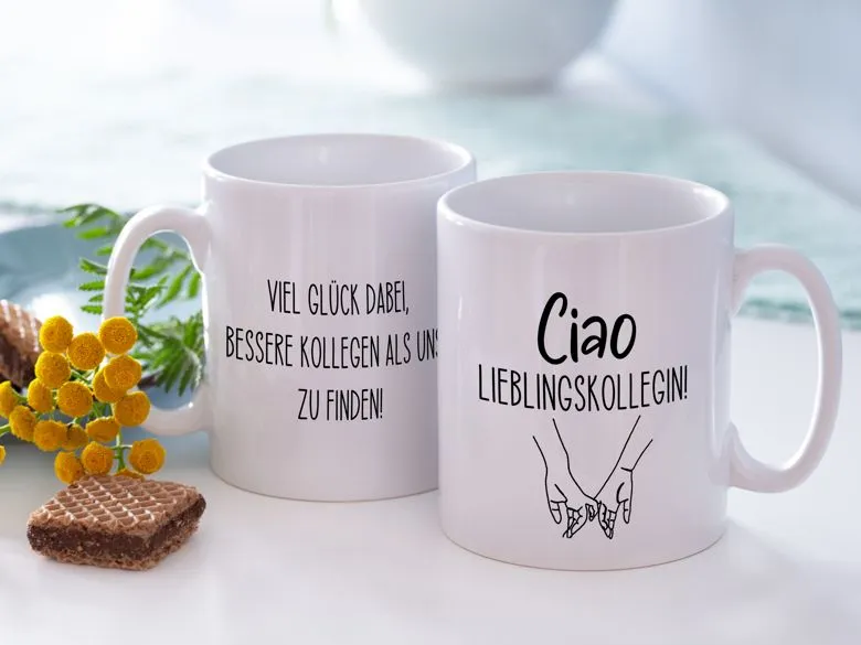 Tasse zum Abschied