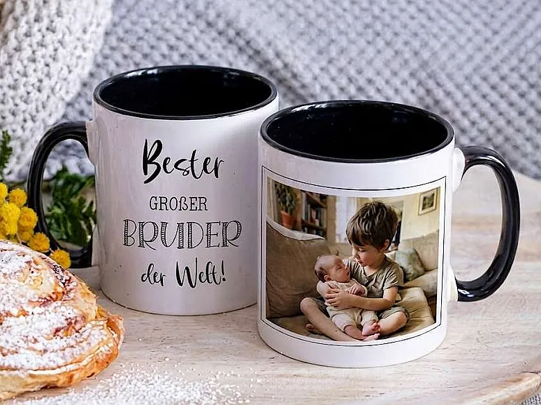 Fototasse Geschenk für den großen Bruder