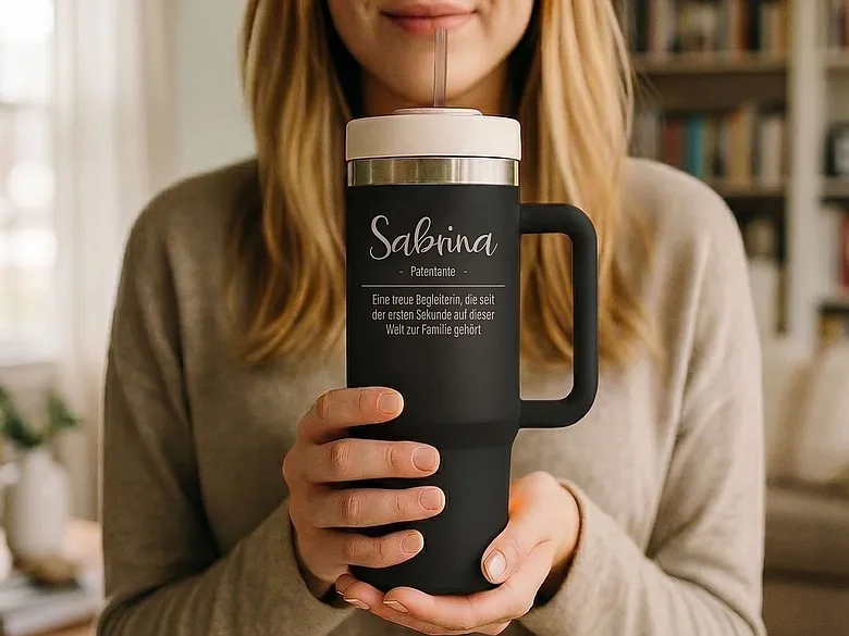 Thermobecher Geschenk Patentante