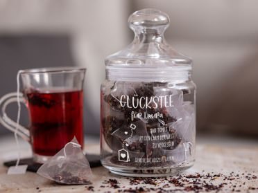 Glückstee im Keksglas