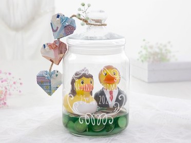 Geldgeschenk im Glas