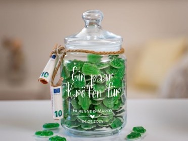 Geldgeschenk im Glas