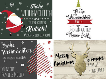 Freeprintable Weihnachtskarte