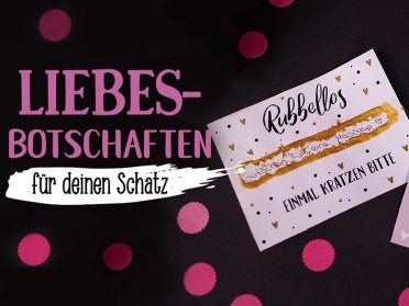 Liebesbotschaften selber machen