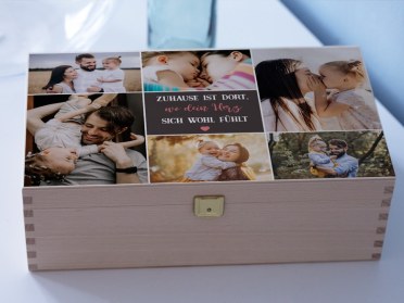 Bedruckte Geschenkbox als Weihnachtsgeschenkverpackung