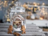 Lebkuchenhaus im Glas