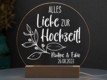 LED-Lampe personalisiert