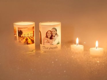 Personalisiertes Windlicht