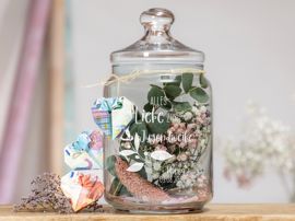 Geldgeschenk zur Jugendweihe im Keksglas