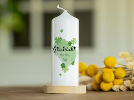 Bedruckte Kerze zur Jugendweihe