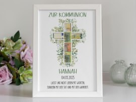 Geldgeschenk im Bilderrahmen zur Kommunion